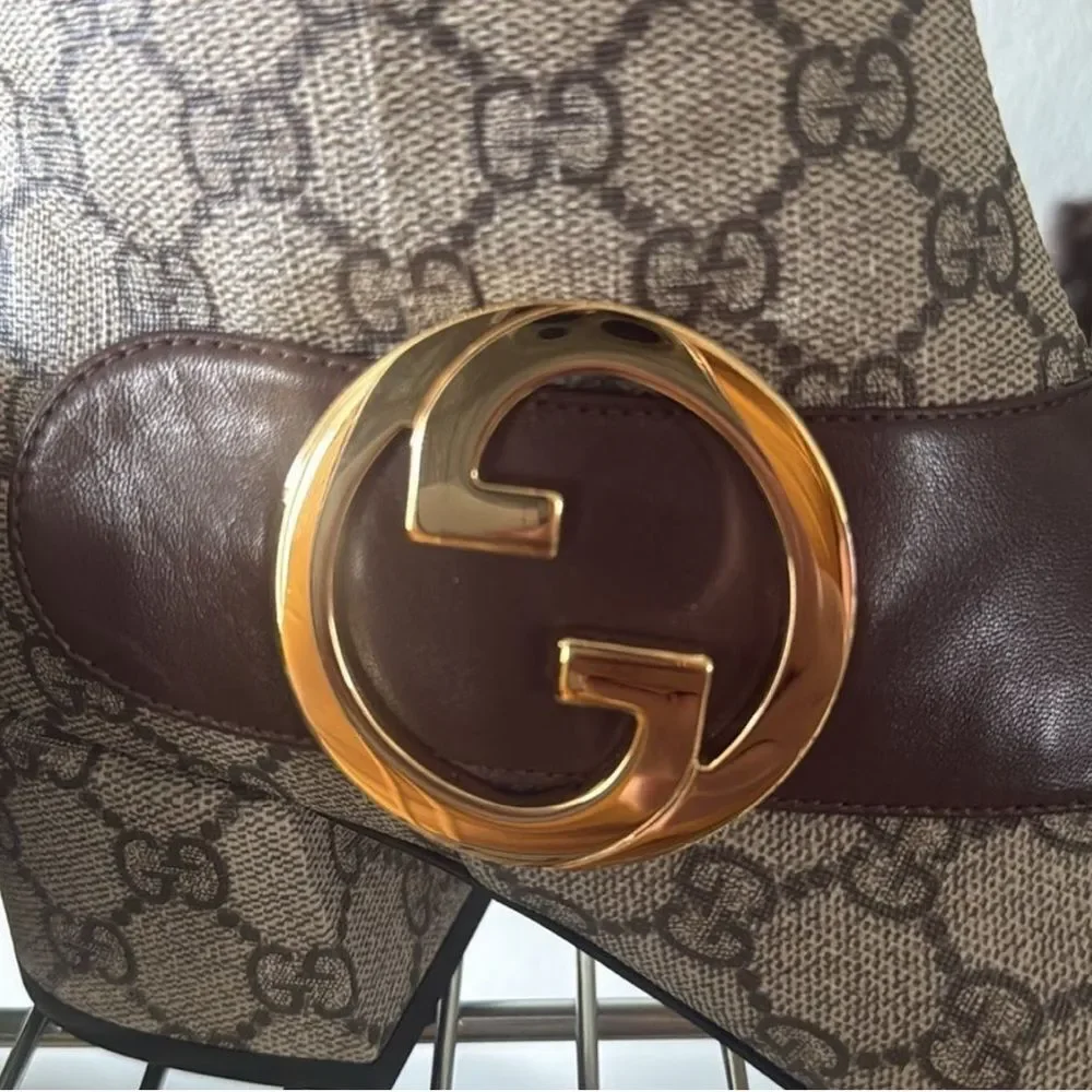 New in box Gucci GG Canvas Belted Ankle Boots w/ Gold GG Logo – Size 7 (EU 37)
